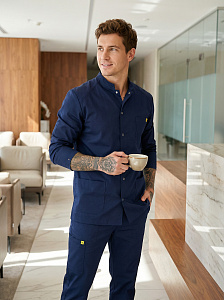 Костюм медицинский муж. М-178-63 ткань Элит-145/Стрейч