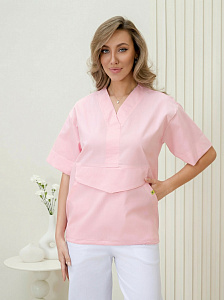 Рубашка мед. жен. М-202-34 ткань Элит-145/Стрейч