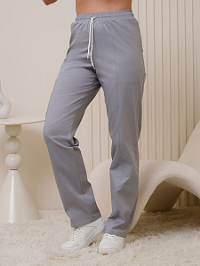 Брюки медицинские жен. М-318-39 ткань Элит-145/Стрейч