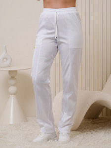 Брюки медицинские жен. М-318-0 ткань Элит-145/Стрейч