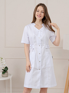 Халат медицинский жен. М-064К ткань Элит-145