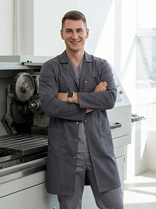 Халат медицинский муж. М-015-73 ткань Тиси