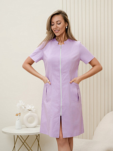 Халат медицинский жен. М-065АК-77 ткань Элит-145/Стрейч