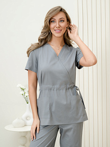 Рубашка мед. жен. М-212-39 ткань Вискоза/Стрейч